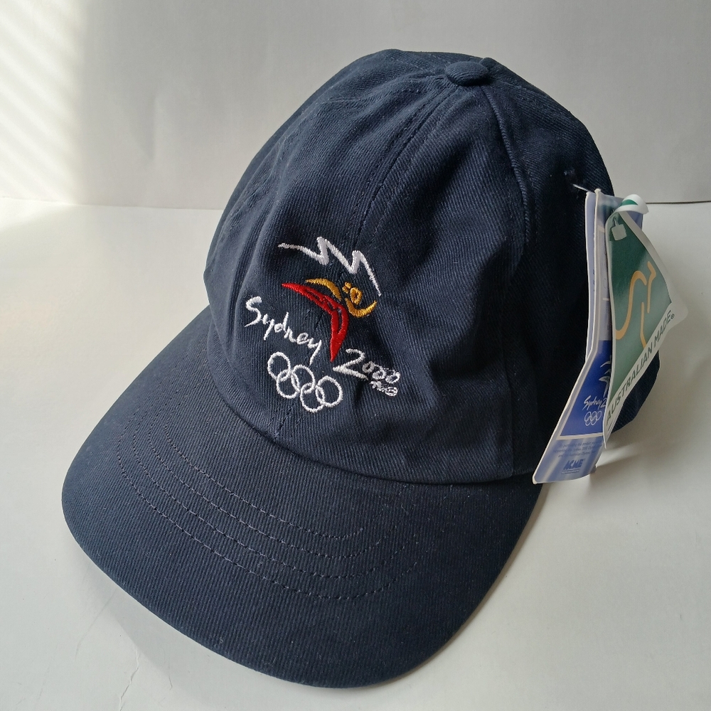 Acme Vintage Sydney Olympics Hat Snap Back Navy Blue, 100% Cotton One Size